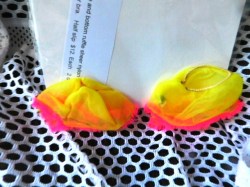 sheer yellow pink view